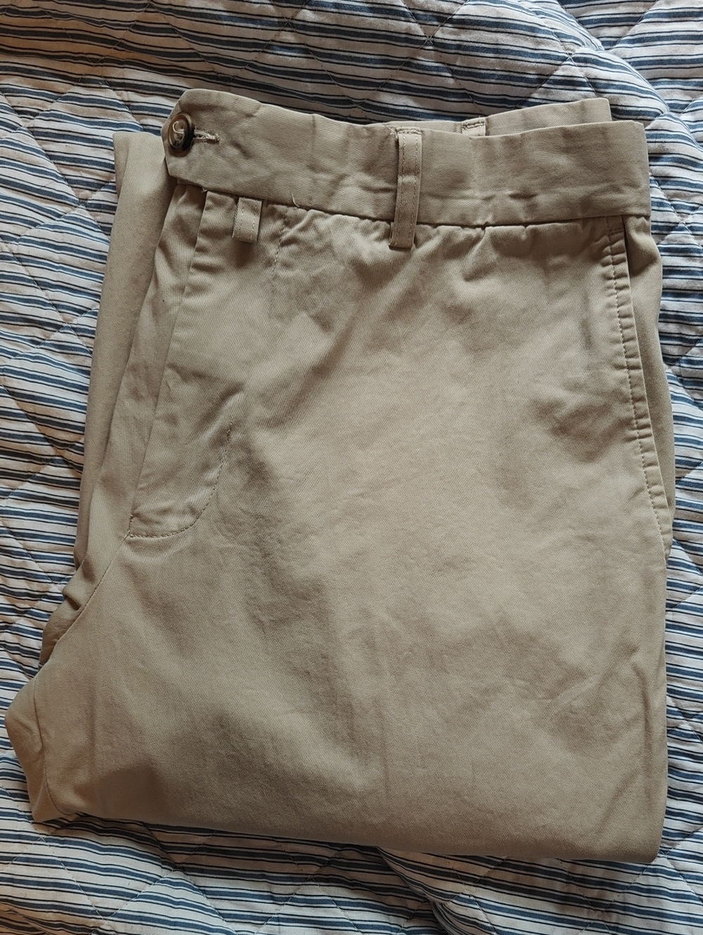 Façonnable Men's Senator Khaki Chinos in Light Tan
